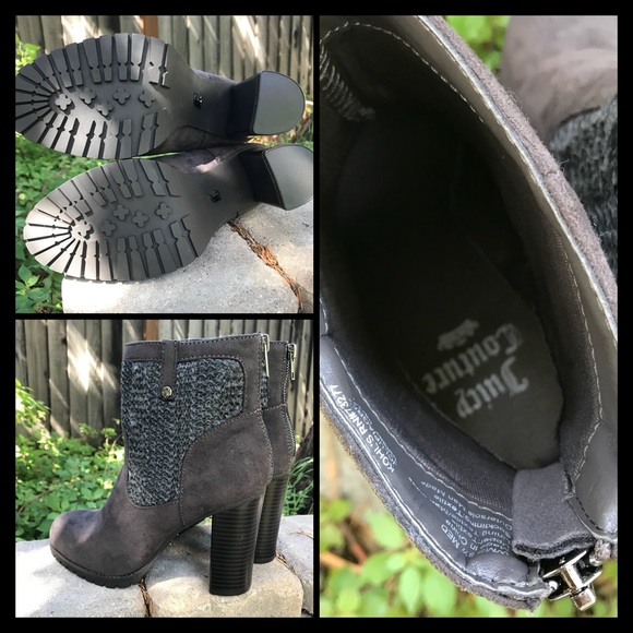 ❌SOLD❌🎉 HP! 🎉 Juicy Couture grey booties - Picture 4 of 5